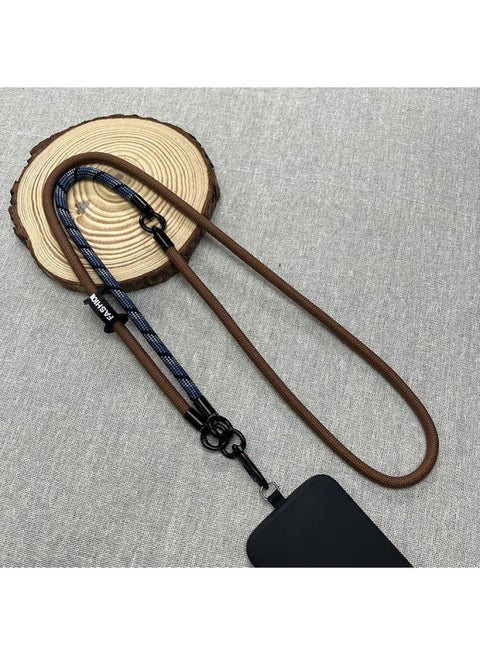 Three-in-one Back Clip Mobile Phone Sling Multi-functional Detachable Sling Neck High-end Camera Strap Mobile Phone Sling-Specification:Three-in-one【15#Deep Coffee】switchable ㅣ Wrist★Halter★Crossbody