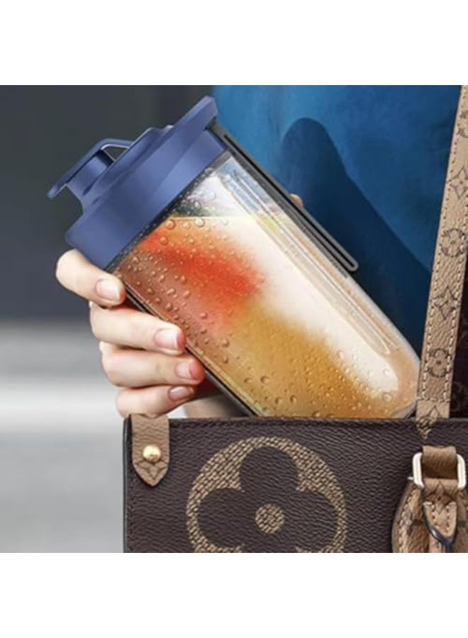 Portable Blender Electric Juicers Fruit Mixers USB Rechargeable Smoothie Mini Personal Juicer 6 Blades 3Gears With 1500 Mah Rechargeable Battery-Smoothie Blender - Image 5