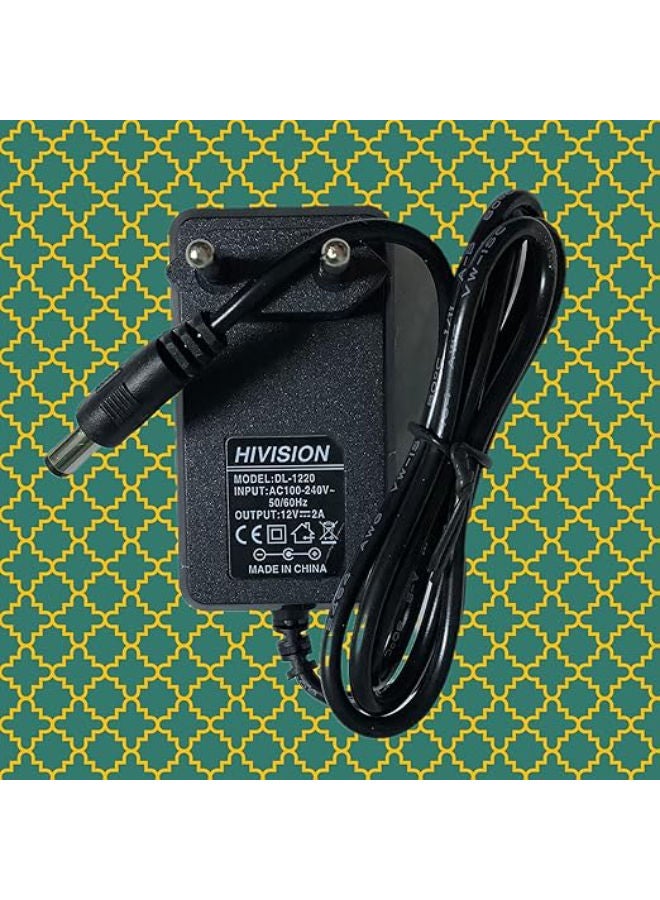Hivision Power Adapter:12V 2A Universal Charger For Various Electronic Devices Smart Protection Shield For Devices - Image 2