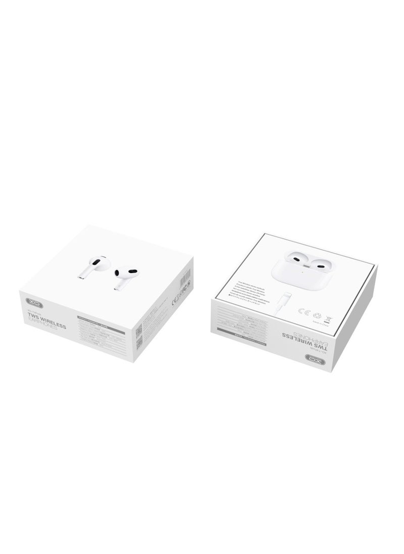 XO - T4 Pods TWS Wireless Earphone - White - Image 1