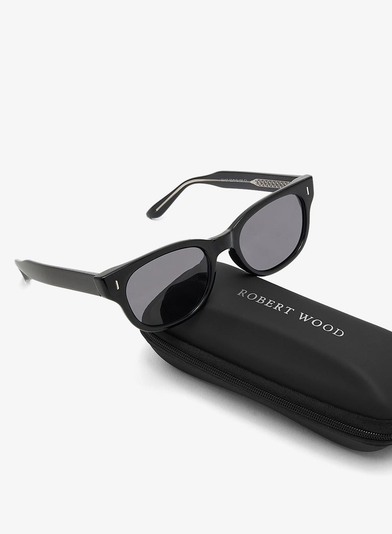 Robert Wood Polarized Lens Wayfarer Sunglasses - Image 4
