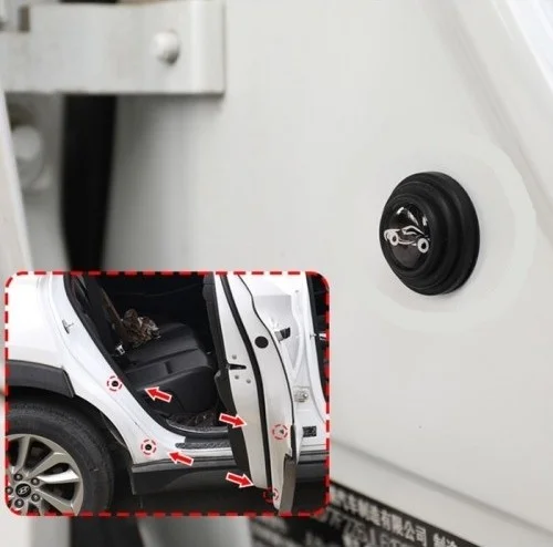 Safestore Car Door Sound Canceling and Shock Absorbing Pad Apparatus