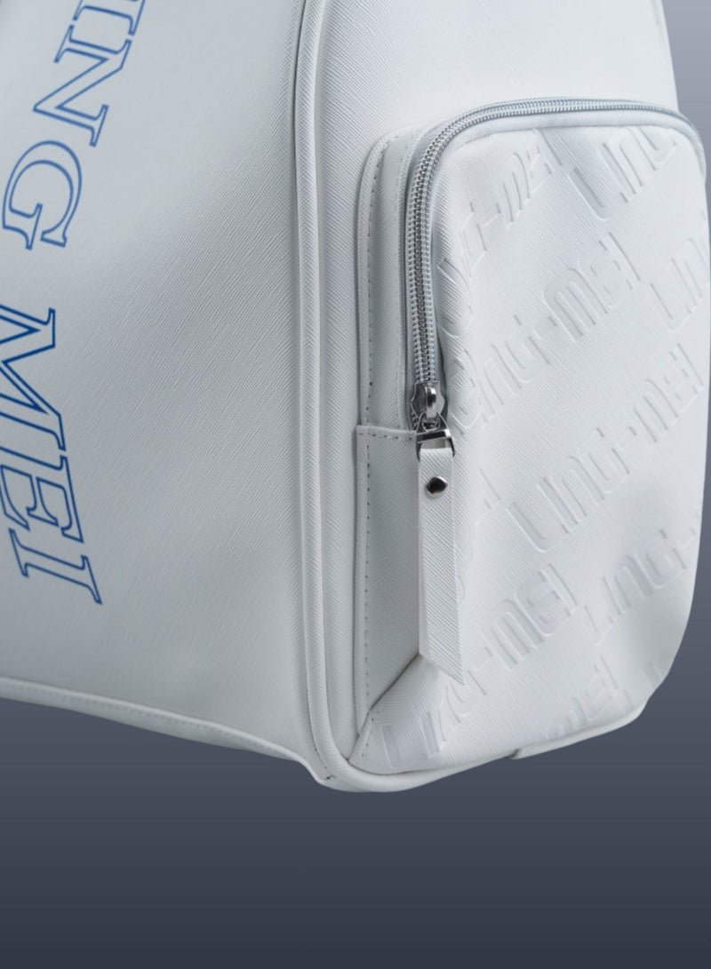 لينغ-مي لينغ مي حقيبة رياضية كبيرة LBR2401 (أبيض) – متينة، واسعة وخفيفة الوزن - Image 3