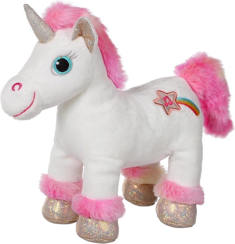 جيبسي GIPSY Toys Lica Bella لعبة محشوة 22 سم أبيض ووردي لعبة محشوة للأطفال متوفرة في 5 ألوان مختلفة 071607 - Image 1