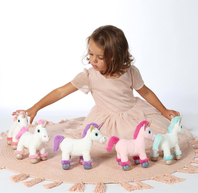 جيبسي GIPSY Toys Lica Bella لعبة محشوة 22 سم أبيض ووردي لعبة محشوة للأطفال متوفرة في 5 ألوان مختلفة 071607 - Image 3