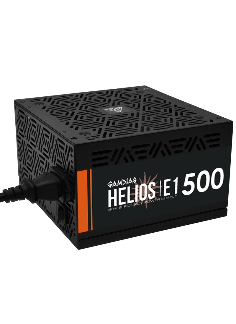 GAMDIAS GAMDIAS HELIOS E1-500 Power Supply 500W, Black  - Image 1