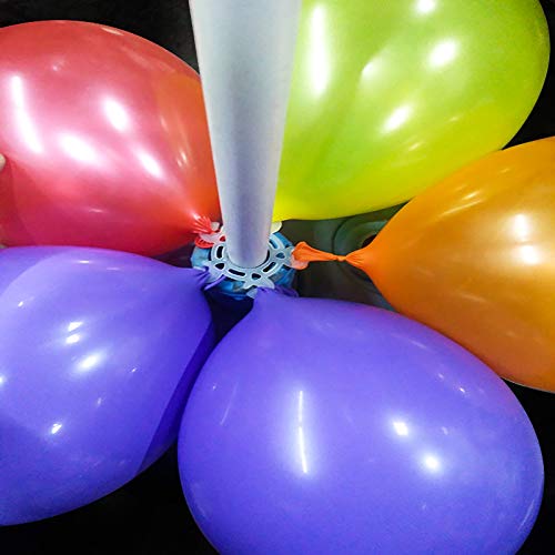Tinabless Balloon Clips(120 pcs), Tinabless Balloon Connectors for Decor Balloon Arch, Balloon Column Stand and Balloon Flowers - Image 3