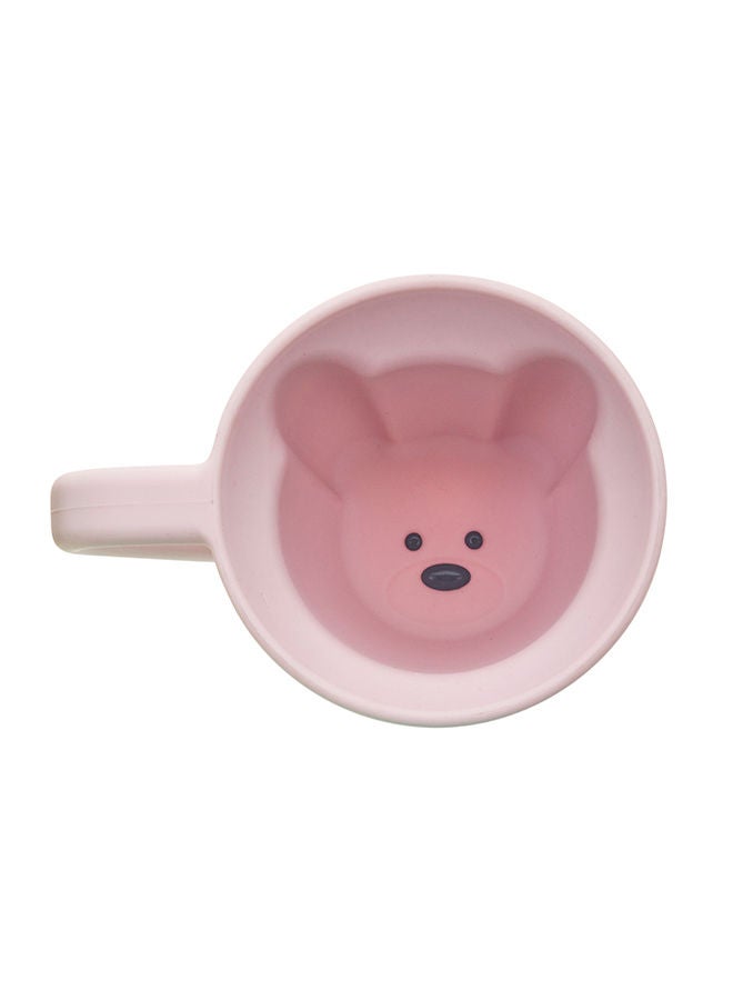 melii Pack Of 1 Silicone Bear Mug, Pink - Image 2