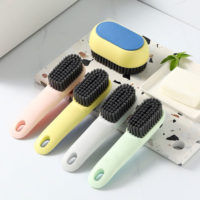 Shoe Cleaning Brush, 2 Pack Laundry Brush Shoe Brush, Soft Scrub Brush, Sneaker Cleaning Brush with Ergonomic Handle, Soft Bristles Not Hurt Shoes - Image 2