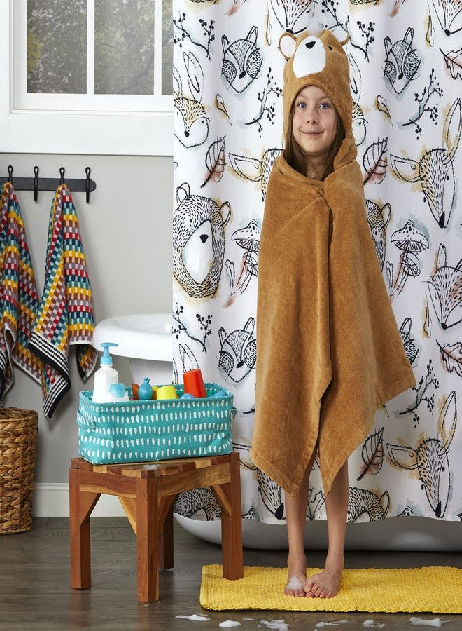 SKL Home Sketched Woodland Hooded Bath Towel 51.00" x 23.00" - Image 4