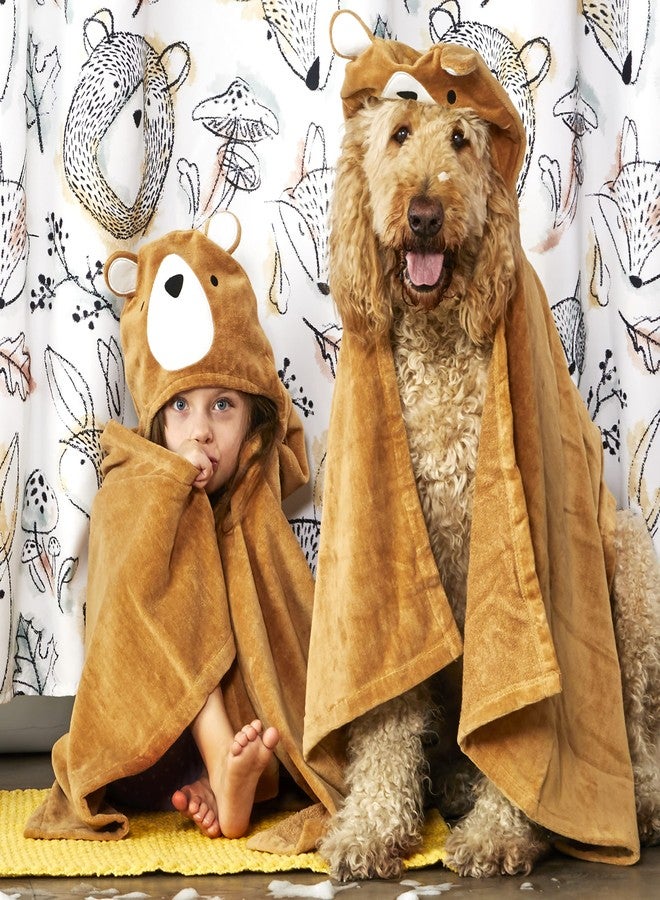 SKL Home Sketched Woodland Hooded Bath Towel 51.00" x 23.00" - Image 5