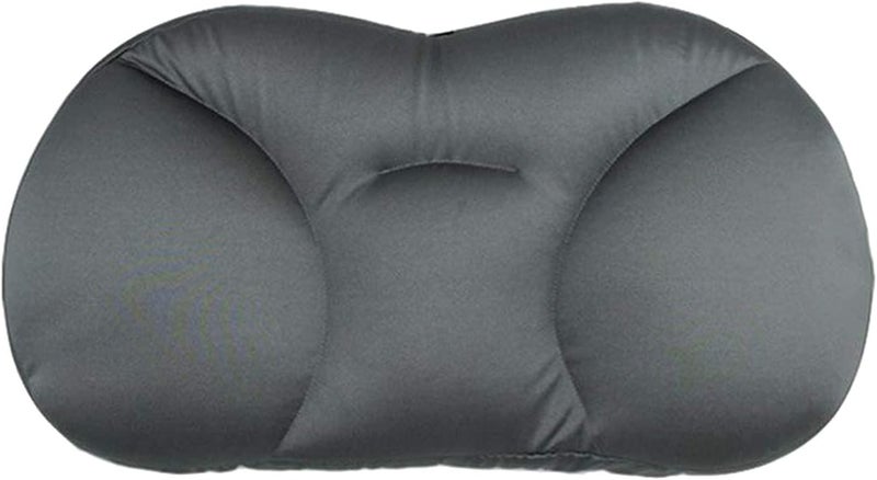 klarako20'' Allklarakoround Sleep Pillow Egg Sleeper Memory Foam Orthopedic Neck Pillows Gifts (Dark Grey X 2 Pcs) - Image 2