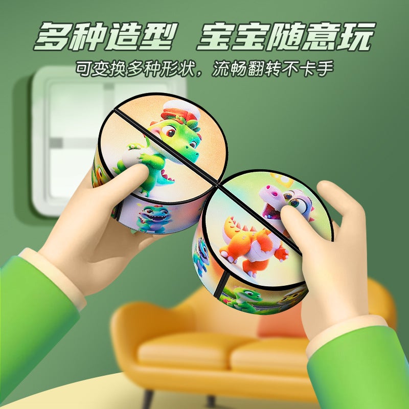 Tiktok Same Style Changeable Infinite Cube 3D Three-Dimensional Geometric Panda Flip Deformation Folding Children'S Educational Toys - Image 4