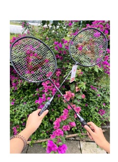 PEAK Da Tong Iron Alloy Badminton Paddle Beginner Elementary and Middle School Students Parent Child Ultra Light Double Beating  - Image 4