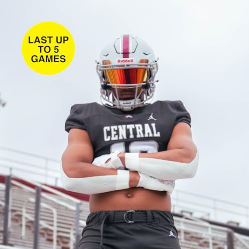 SLEEFS White Turf Tape Football - Extra Wide Waterproof Sports Athletic Tape - Flexible Breathable Ultra Sticky for Arms, Wrists, Ankles, Injuries - Lacrosse, Soccer, Baseball, Basketball - Image 2