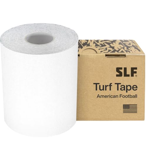SLEEFS White Turf Tape Football - Extra Wide Waterproof Sports Athletic Tape - Flexible Breathable Ultra Sticky for Arms, Wrists, Ankles, Injuries - Lacrosse, Soccer, Baseball, Basketball - Image 1