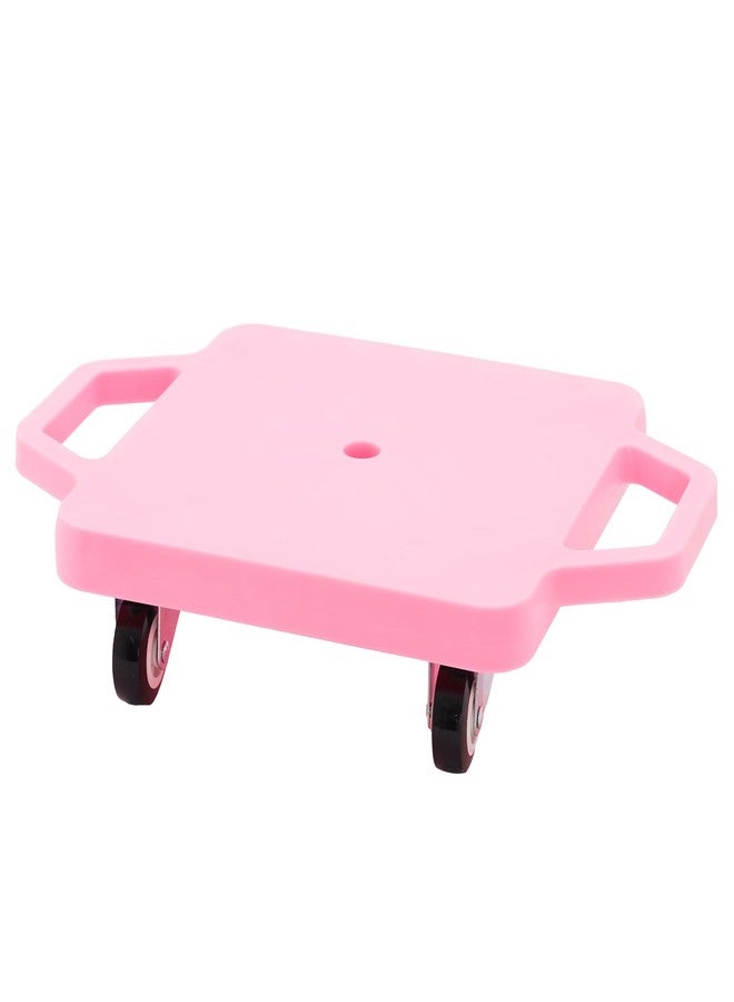 Joonly Kids Sitting Scooter Board with Universal Wheels Safety Plastic Scooter for Kids Ages 6-12 Manual Sport Scooters with Handles for Gym Class - Image 1