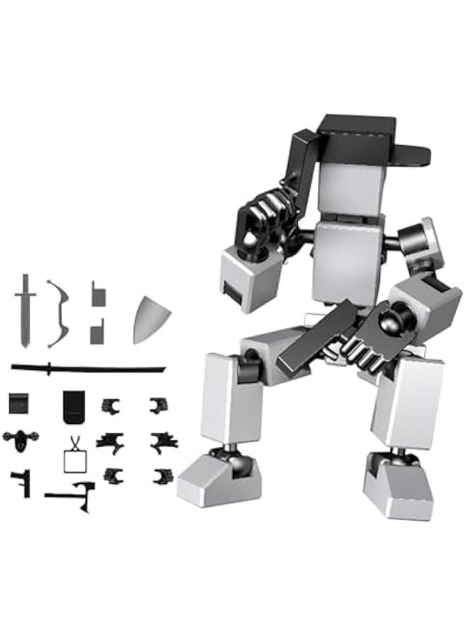Generic Hip Hop T13 Action Figure, 2024 New 3D Printed, Lucky 13 R&B Action Figure,Multi-Joint Movable Robot, PVC Model Full Body Mobile Robot Desktop Decoration Action Figure - Image 1