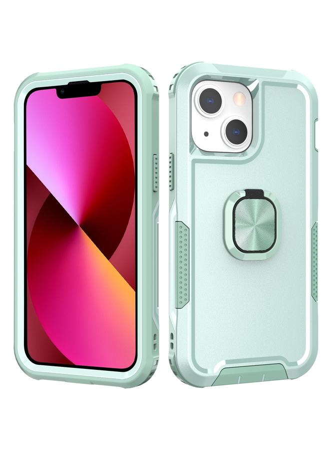 Zaboon Case For iPhone 13 3 in 1 PC + TPU Phone Case with Ring Holder - Image 1