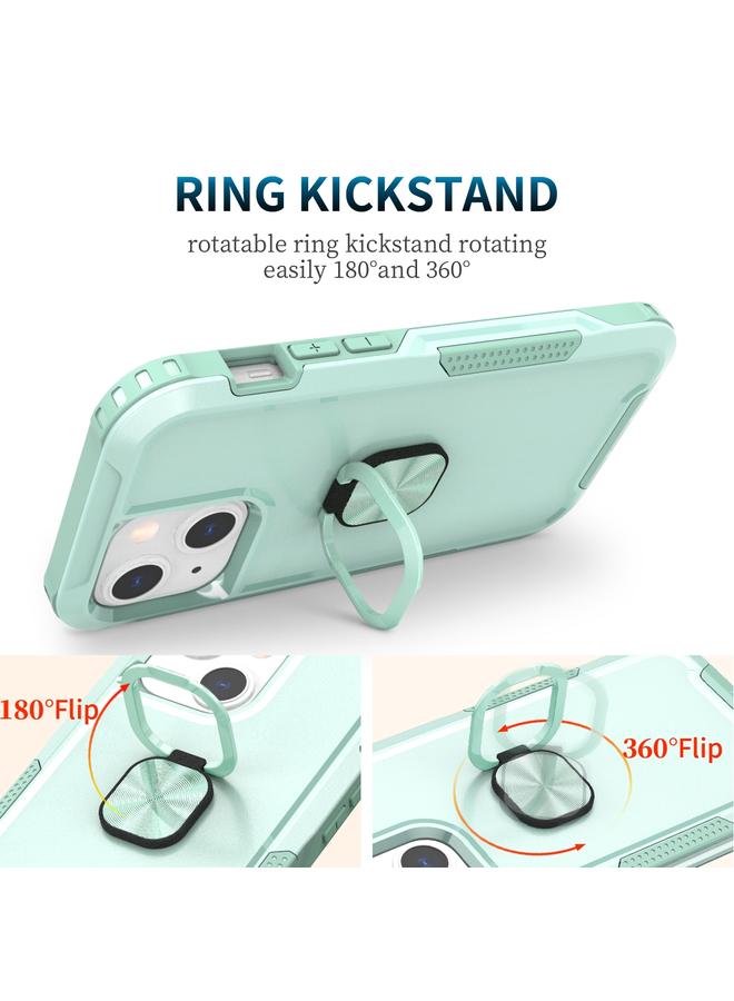 Zaboon Case For iPhone 13 3 in 1 PC + TPU Phone Case with Ring Holder - Image 5