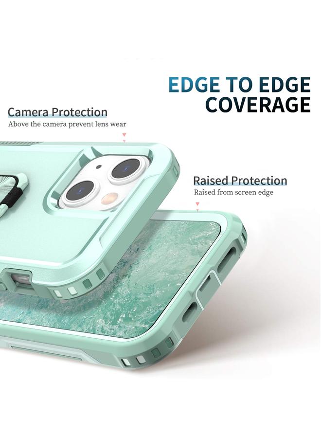 Zaboon Case For iPhone 13 3 in 1 PC + TPU Phone Case with Ring Holder - Image 3