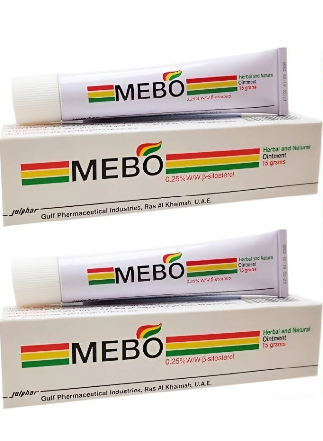 Julphar Pack Of 2 Mebo 0.25% Ointment 15g - Image 2
