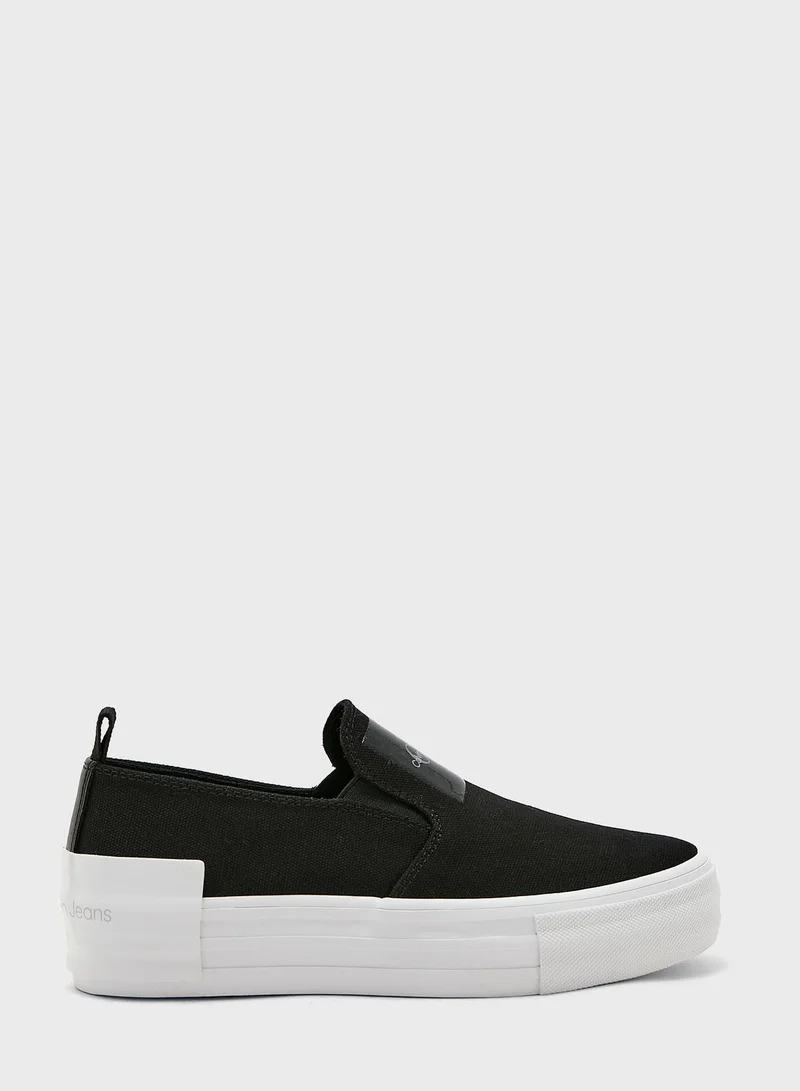 Calvin Klein Jeans Bold Vulcanised Flatfrom Slip Ons