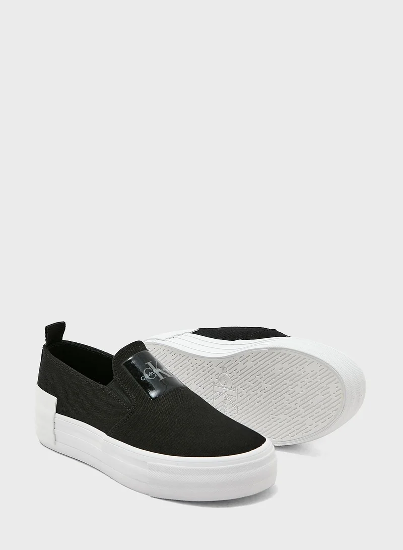 Calvin Klein Jeans Bold Vulcanised Flatfrom Slip Ons