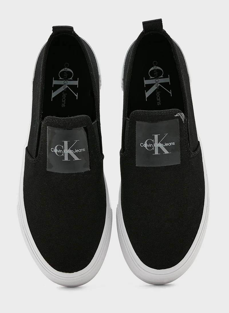 Calvin Klein Jeans Bold Vulcanised Flatfrom Slip Ons