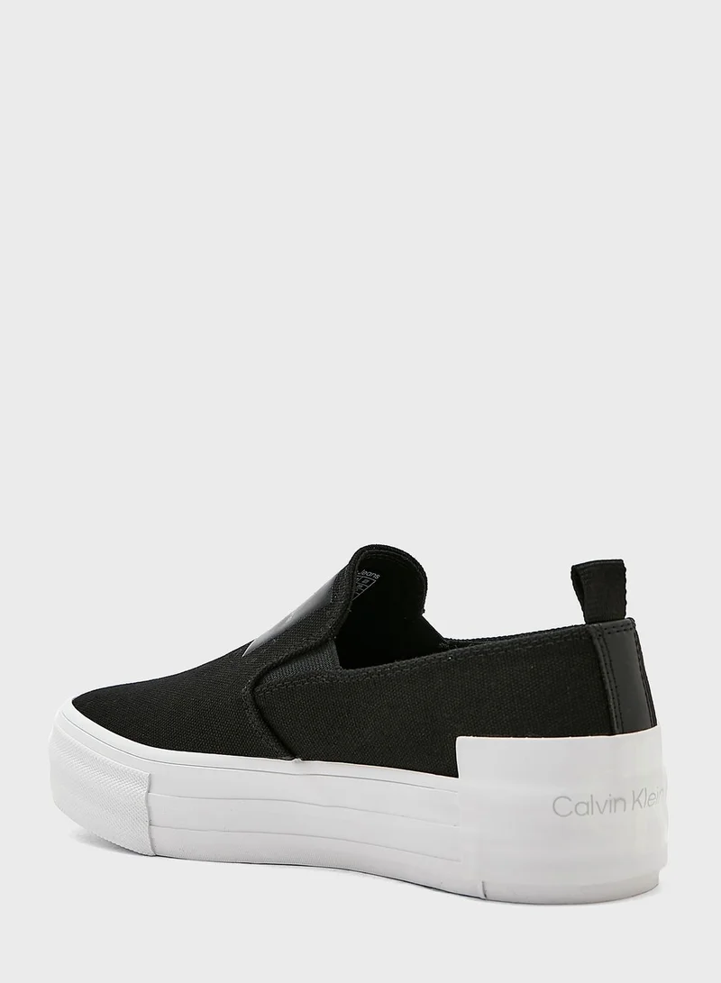 Calvin Klein Jeans Bold Vulcanised Flatfrom Slip Ons