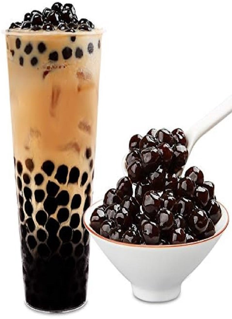 بوسطن كولرز حبوب تابيوكا فاخرة 1 كجم من Boston Coolers لشاي الفقاعات، شاي الحليب، وتوبينغ الحلويات – حبوب تابيوكا مطاطية طازجة، مثالية للعصائر، الحلويات، الثلج المبشور، والحلويات والمشروبات  - Image 2