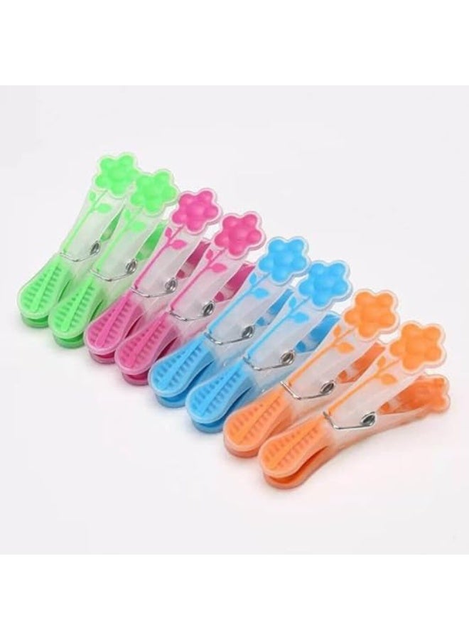 Non-Slip Silicone Clothes Pegs – Multicolour, No Marks (10 Pieces) - Image 5