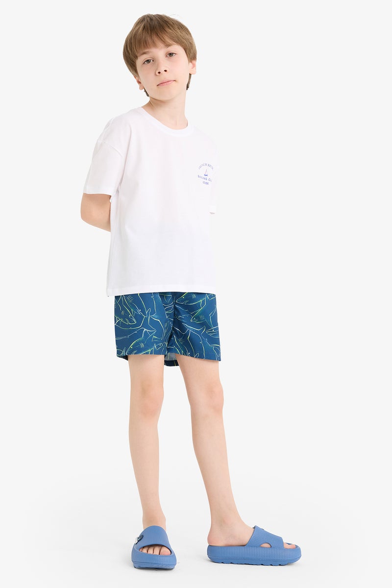 DeFacto Boy Regular Fit Animal Swim Shorts  - Image 2