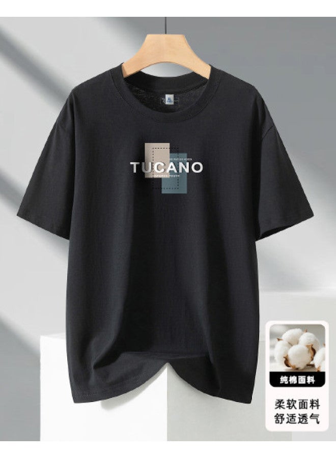 Tucano men's Summer Short Sleeve T-shirt - Breathable & Comfortable Casual Round Neck Tee Top - Image 1