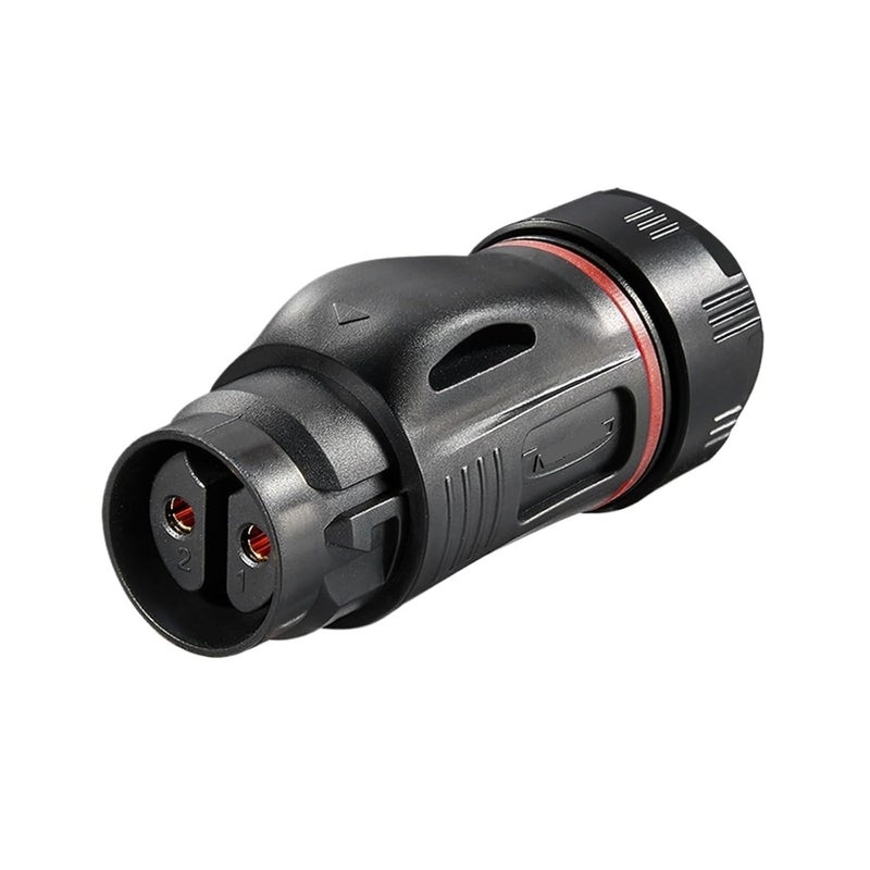 M24 IP68 Waterproof PBT Solder Connector Signal Cable Connector(Female Plug,Connector_10P)