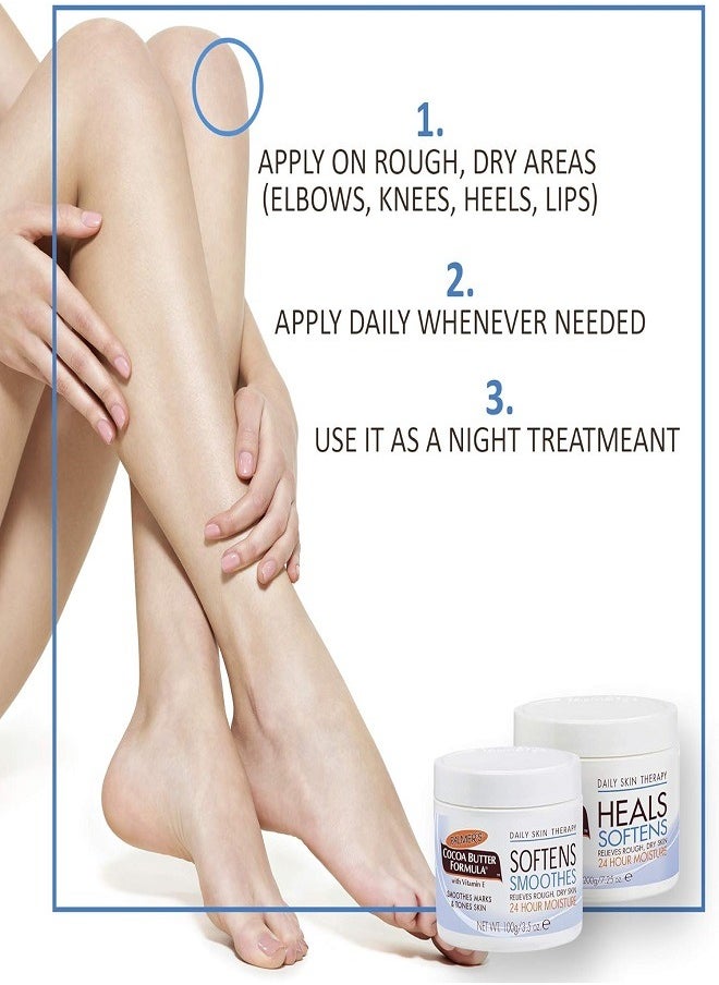 PALMER'S Palmer’s Cocoa Butter Formula Heals Softens Relieves Rough, Dry Skin, 3.5oz, 100 g (Pack of 1)  - Image 5