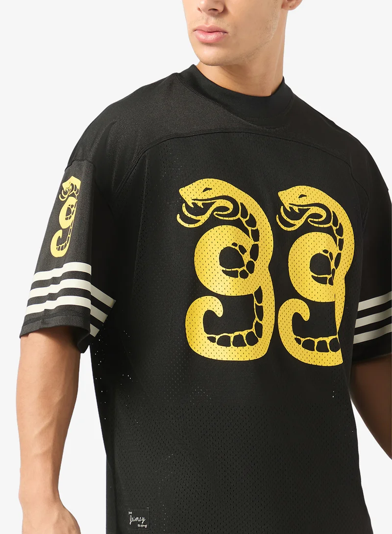 Grimey  Droppin Science Mesh Boxy Football Jersey for Men | Best Price UAE