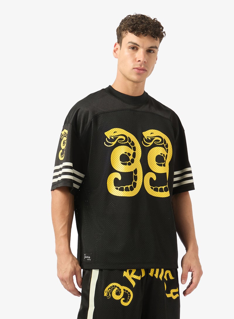 Grimey Droppin Science Mesh Boxy Football Jersey - Image 1