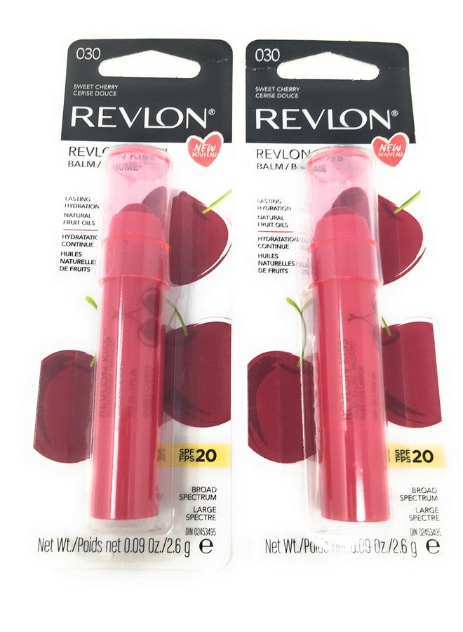 Revlon Kiss Lip Balm Sweet Cherry 030 .09 Oz (Pack Of 2)  - Image 1