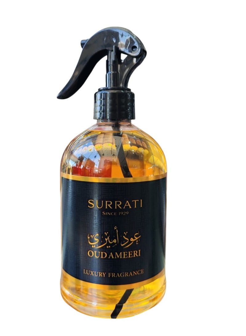 سوراتي معطر ومعقم للجو والمفارش عود أميري 500 مل - Image 1