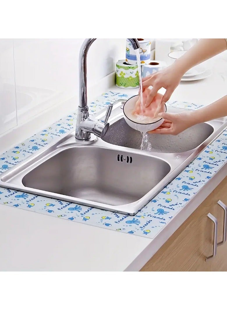 Goolsky Self-Adhesive Sink Edge Sticker – Waterproof & Moisture-Absorbing Seal Strip for Kitchen, Washbasin & Bathroom Decoration - Image 3