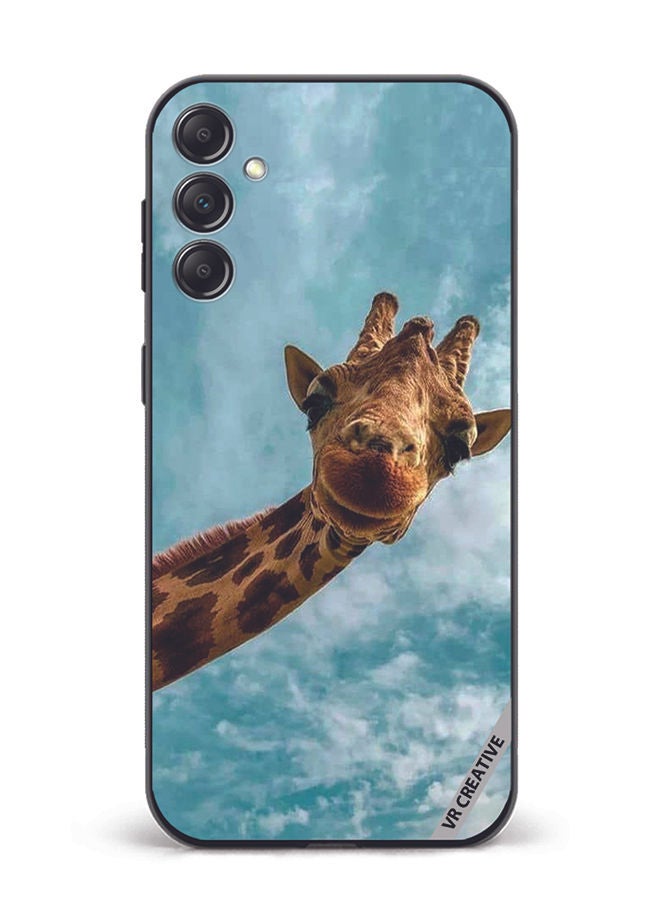 VR CREATIVE Protective Case Cover For Samsung Galaxy A14 5G/A14 Giraffe Design Multicolour - Image 1