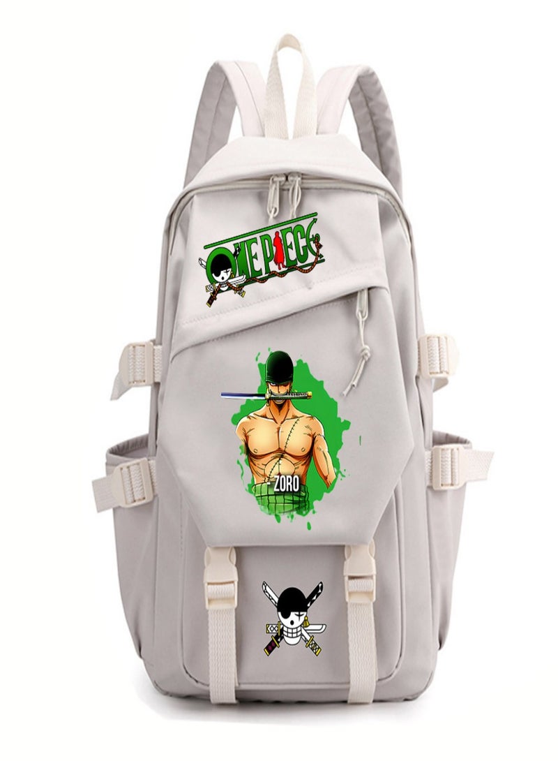 One Piece Roronoa Zoro Children Bag Sackpack Backpack Laptop Sports Bags Fashion for  Kids