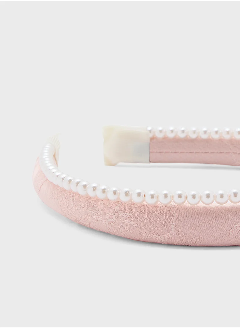 ELLA Pearl Floral Headaband