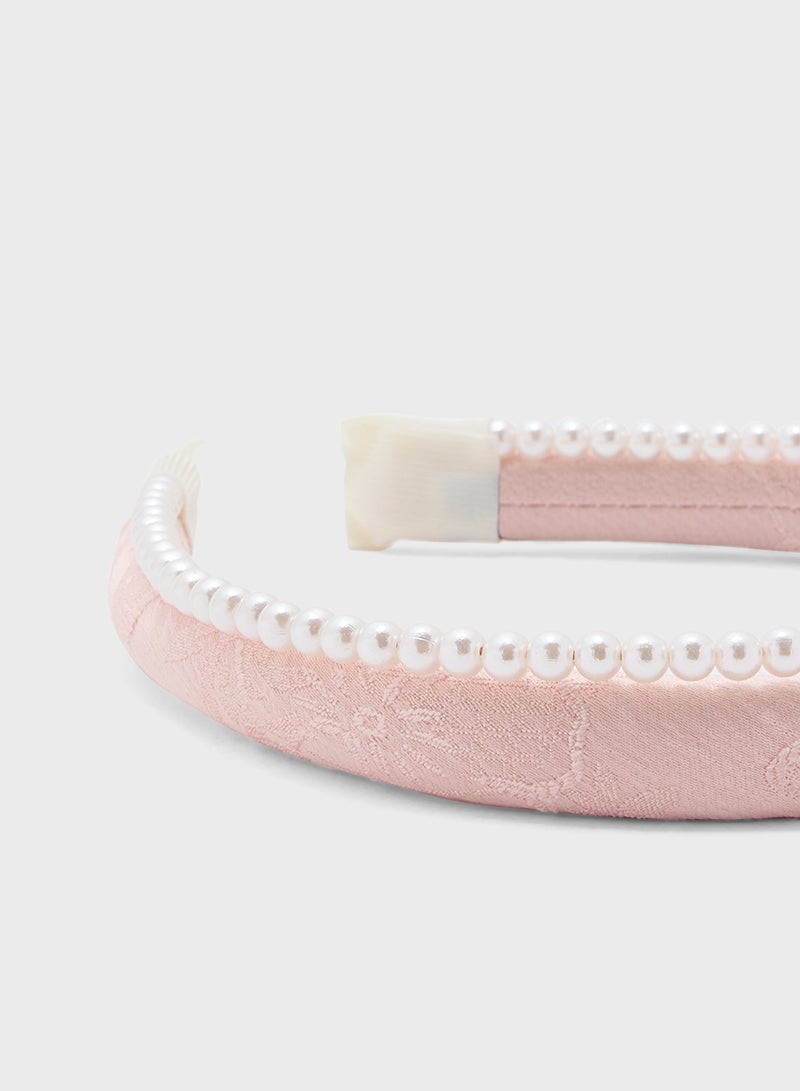 ELLA Pearl Floral Headaband  - Image 2