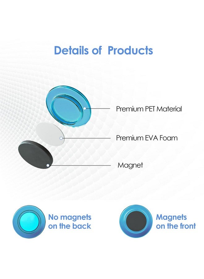 MaxGear Whiteboard Magnets, 36 Pack Strong Refrigerator Magnets, Dry Erase Board Magnets Set, Magnets For Whiteboard, 3 Cm Round Colored Magnets For Classroom, Refrigerator, Office, Home (5 Colors) - Image 3