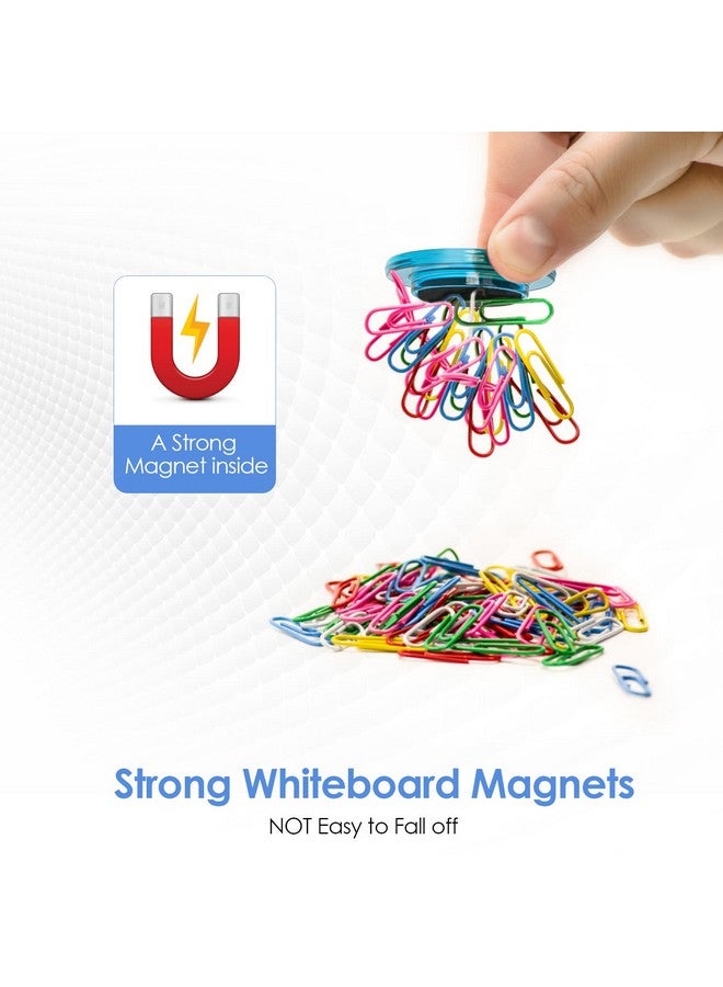 MaxGear Whiteboard Magnets, 36 Pack Strong Refrigerator Magnets, Dry Erase Board Magnets Set, Magnets For Whiteboard, 3 Cm Round Colored Magnets For Classroom, Refrigerator, Office, Home (5 Colors) - Image 4