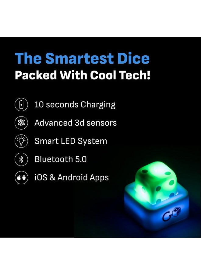 GoCube Godice Full Pack - 6 Smart Connected Dice. Brings The Best Dice Games Of All Time To The 21St Century. Educational, Fun, And Innovative Games For Family, Friends, Game Nights. Free App. Cool Tech Gift  - Image 3