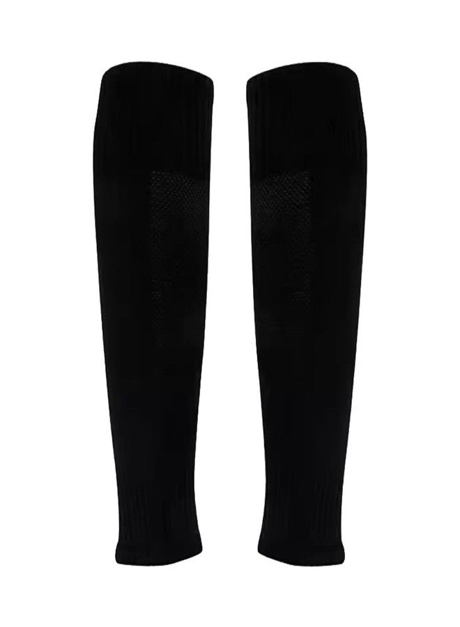 BUKEORE 2 Set Anti-Slip Grip Soccer Socks with Shin Guard Sleeves, Sports Athletic Socks for Men Women - Image 3