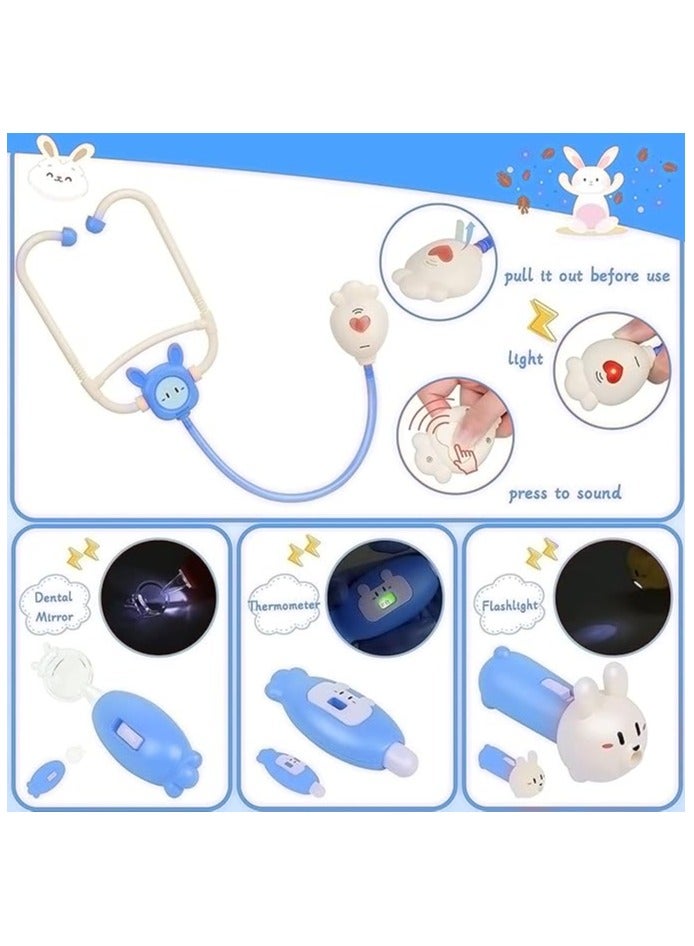 Doctor Kit for Kids - Pretend Play Educational Doctor Toys, Medical Kit with Stethoscope, Doctor Playset for Dentist Doctor, Role Play Toys for 3 4 5 6 7 8 Years Old Girls  Boys Toddler Gifts - Image 4